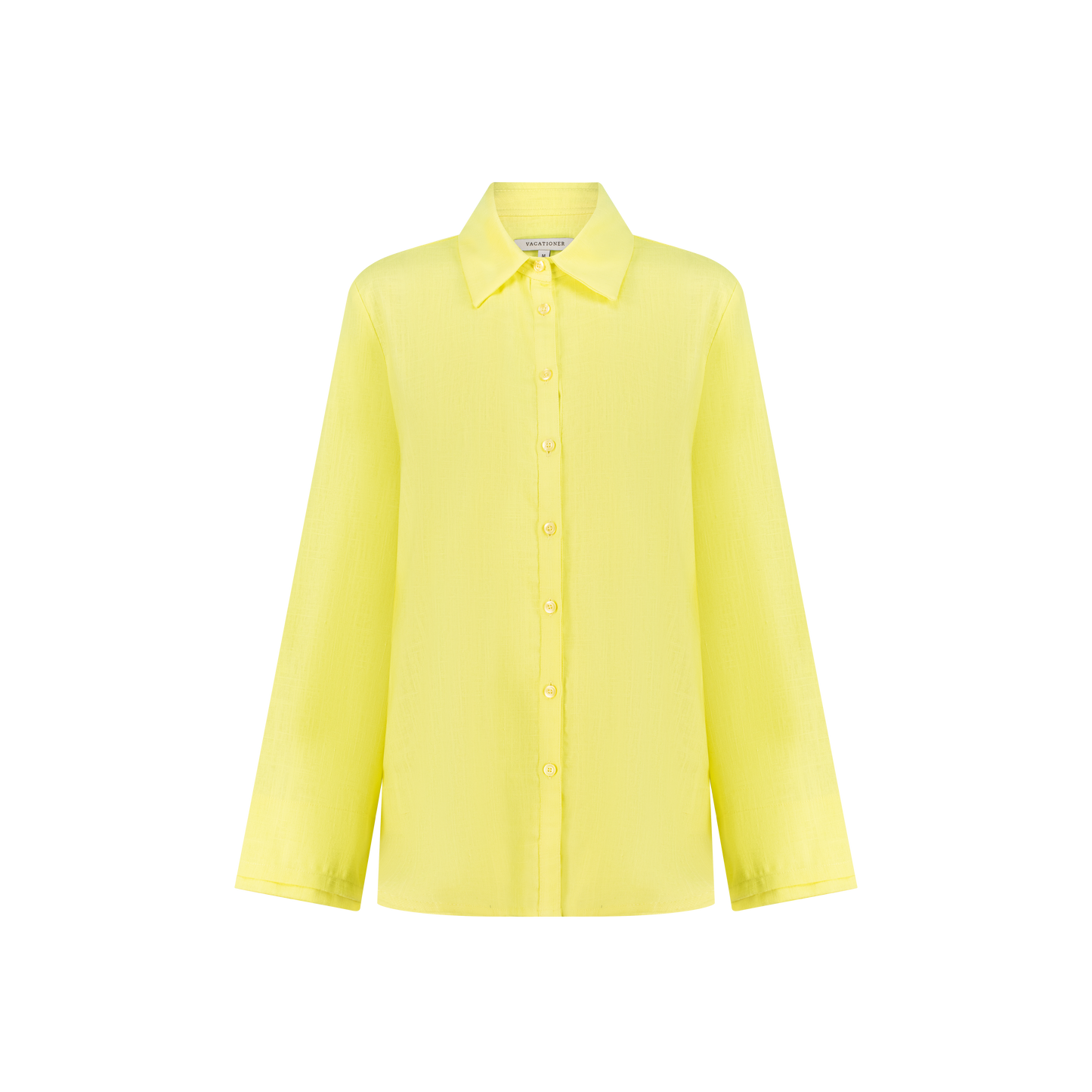 Amara Linen Yellow Shirt