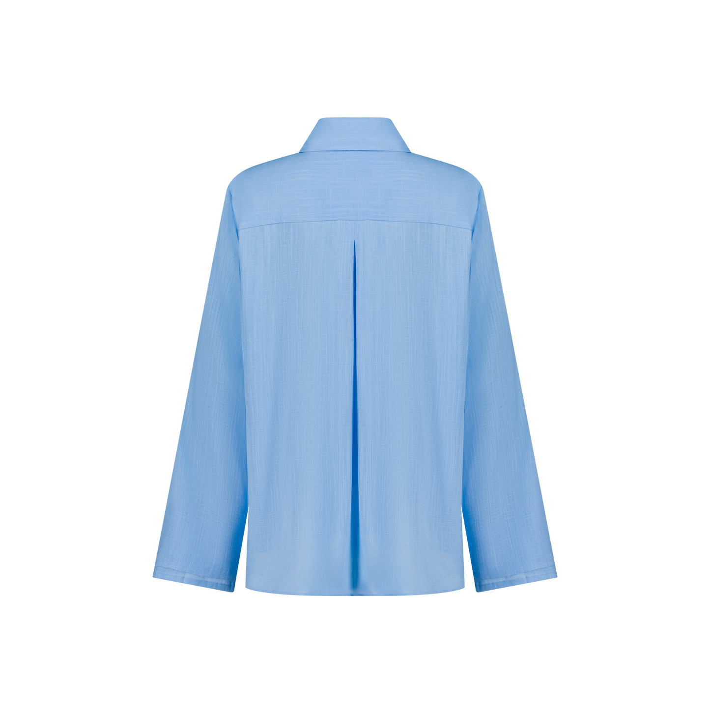 Amara Linen Blue Blouse