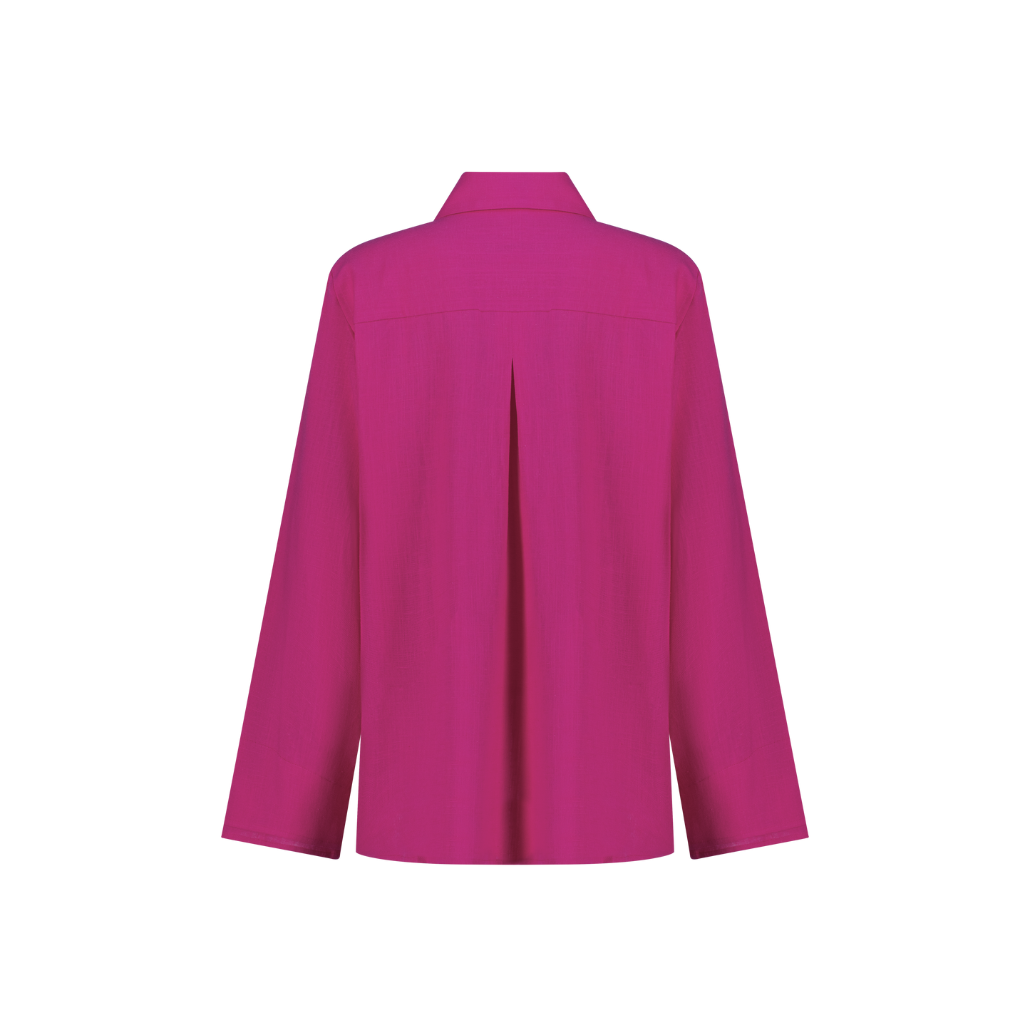 Amara Linen Fuchsia Shirt