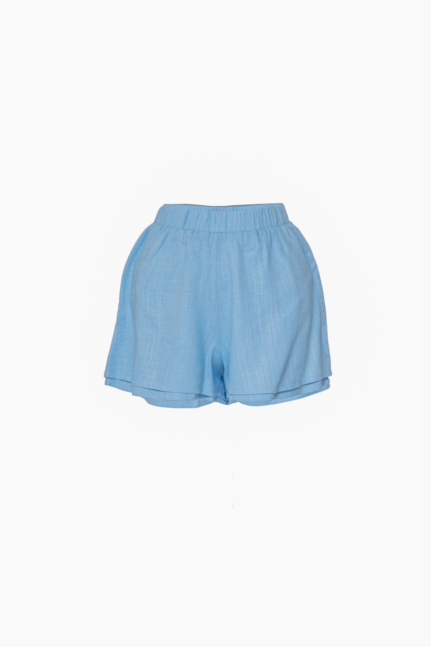 Amara Linen Blue Shorts