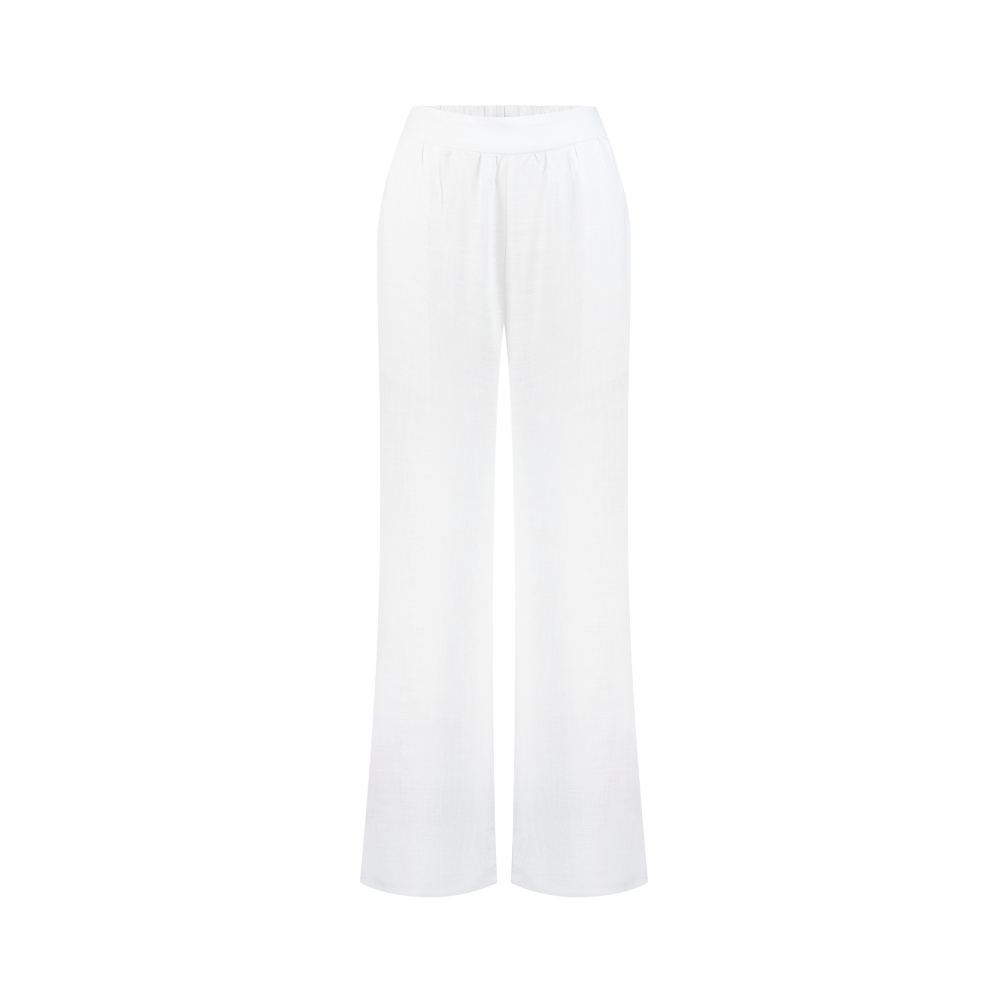 Amara Linen White Pants