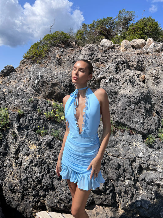Positano Dress Blue